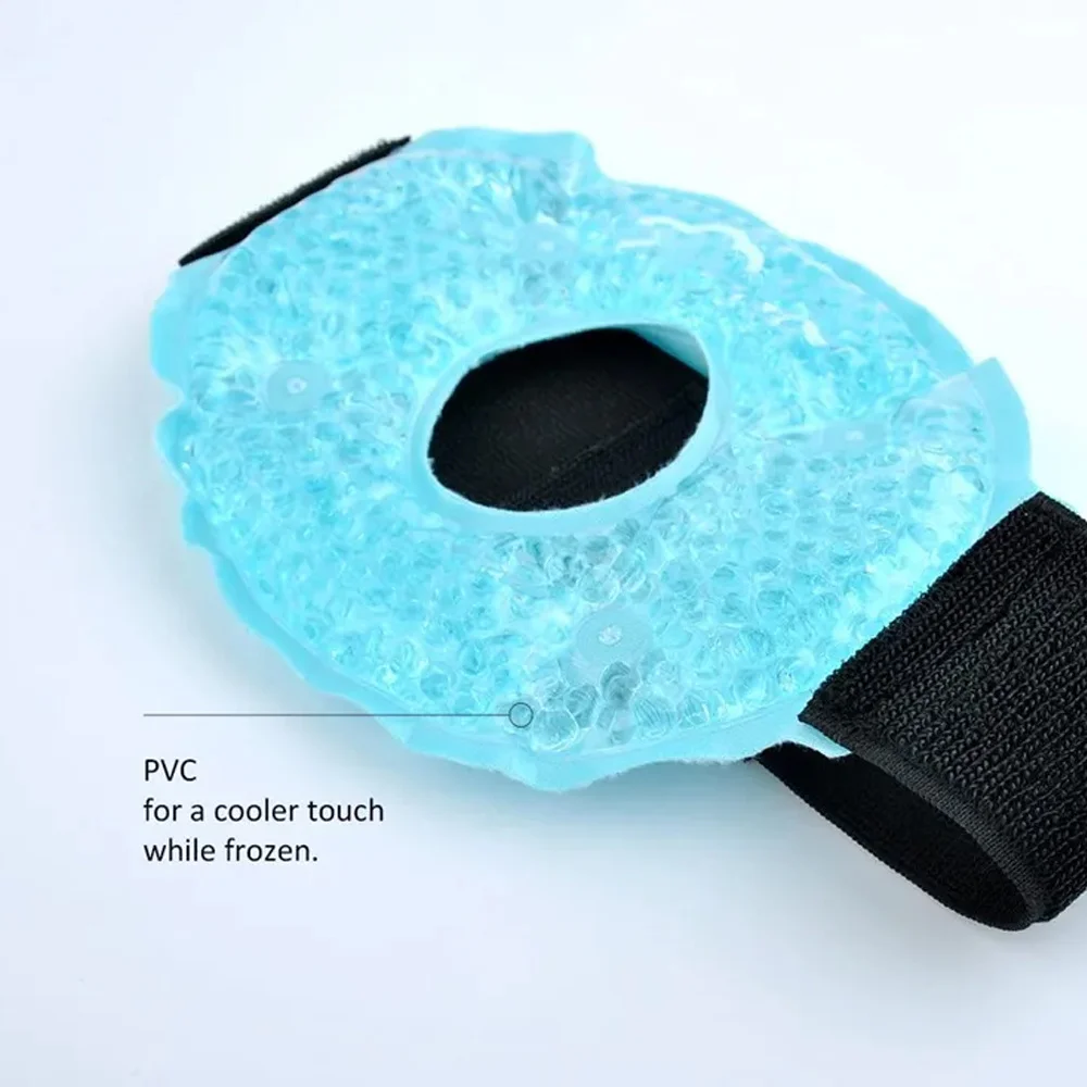 Reusable Large Ice Pack Hot Cold Gel Ice Treat Wrap Knee Wrap for Ankles Shoulders Head Injuries Sports Recovery Therapy Use