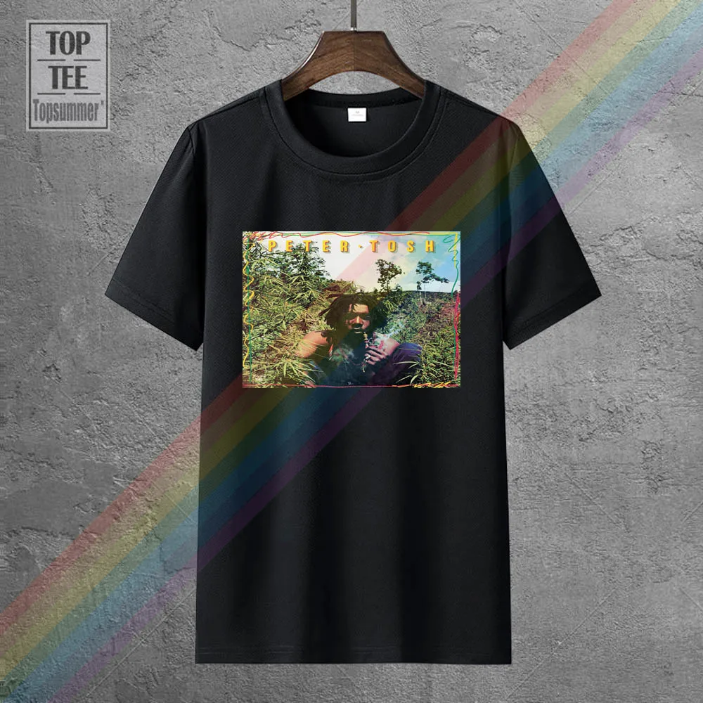 

Peter Tosh Legalize It T-Shirt Reggae Bob Marley Bunny Wailer Wailers Black 2019 Unisex Tee