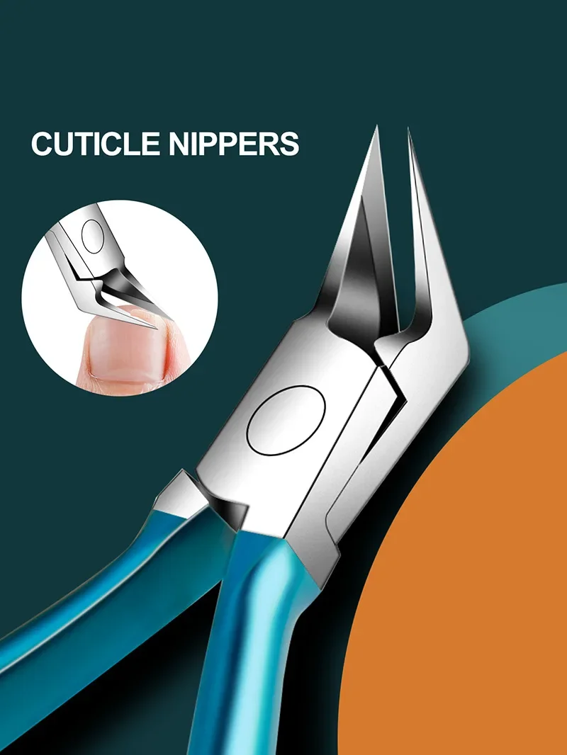 Description Picture 2 of item1Pcs/set Toenail Clippers For Thick Ingrown Nails Wide Opening Non-Slip Long Handle Toenail Cutter Trimmers nail art tool