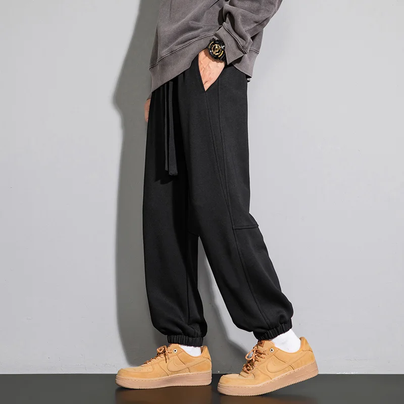 Menswear Baggy pants jogger streetwear korea review a lot of clothes grey Basketball training sweatpants Women's trousers