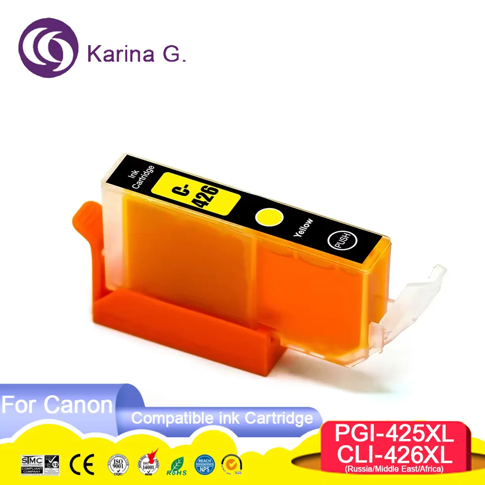 Compatible for  PGI425 CLI426 PGI-425 PGI 425 ink cartridge for  PIXMA MG6140/MG
