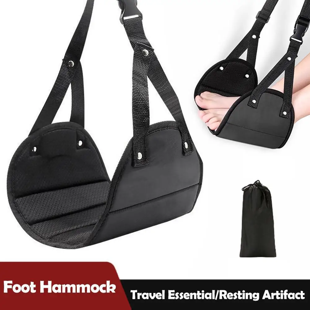 Foot Rest Airplane Footrest Made With Foam Portable Travel Footrest Adjustable Height