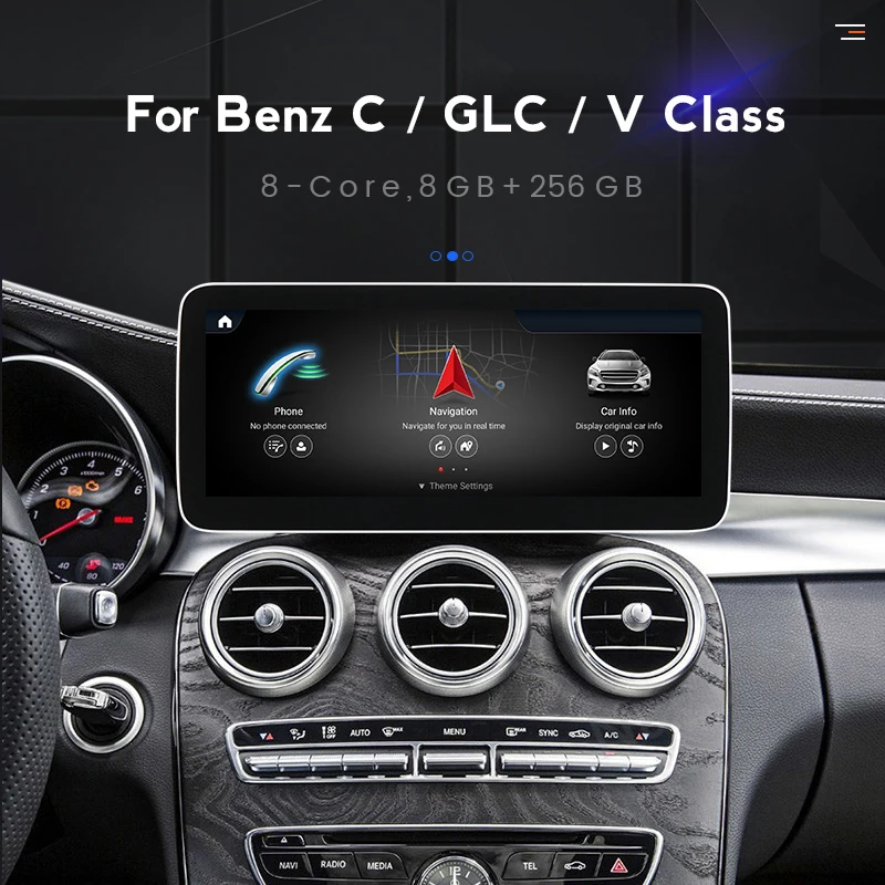 Mercedes C W205 GLC V W253 COMAND NTG5.5 Carplay Android auto, DAB