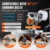 VEVOR Belt Grinder Sander 30 x1-Inch Variable Speed Belt Polisher with VFD 550W Polishing Grinding for Metalworking Knife Making 4