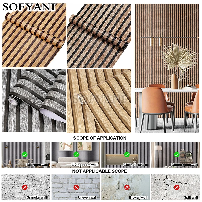45cm Grid Self-adhesive DIY Background Wall Bedroom Livingroom PVC Waterproof AntiFouling Wall Sticker Home Decoration Wallpaper 3