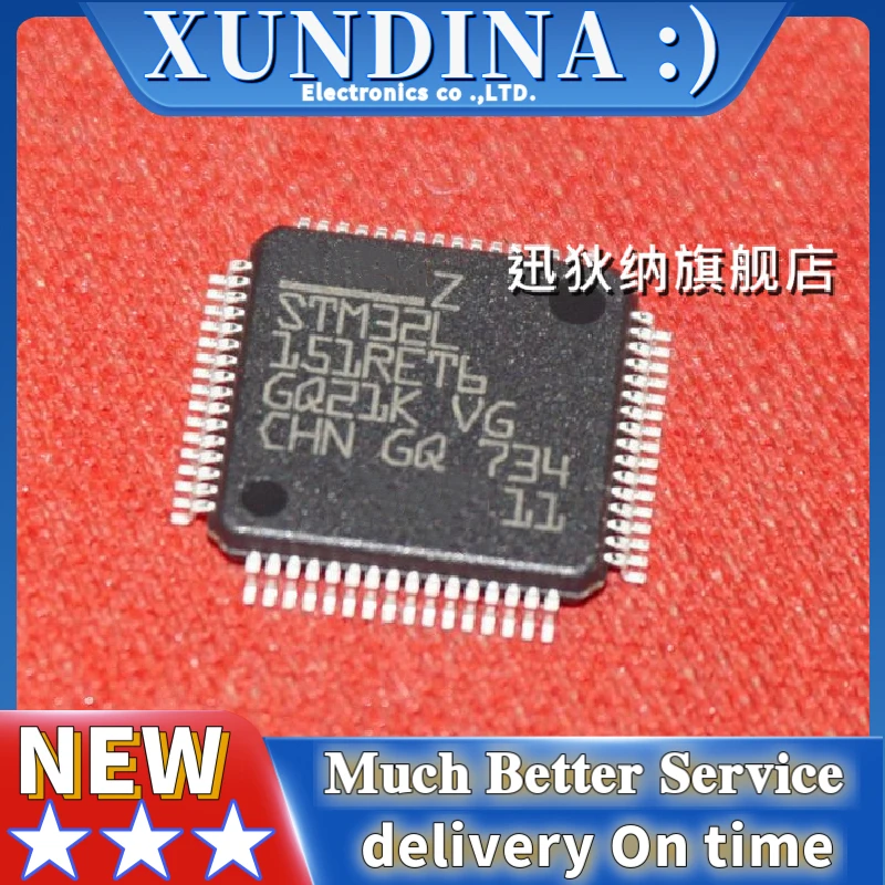 

1 шт./лот STM32L151RET6 LQFP64 Новый и оригинальный IC