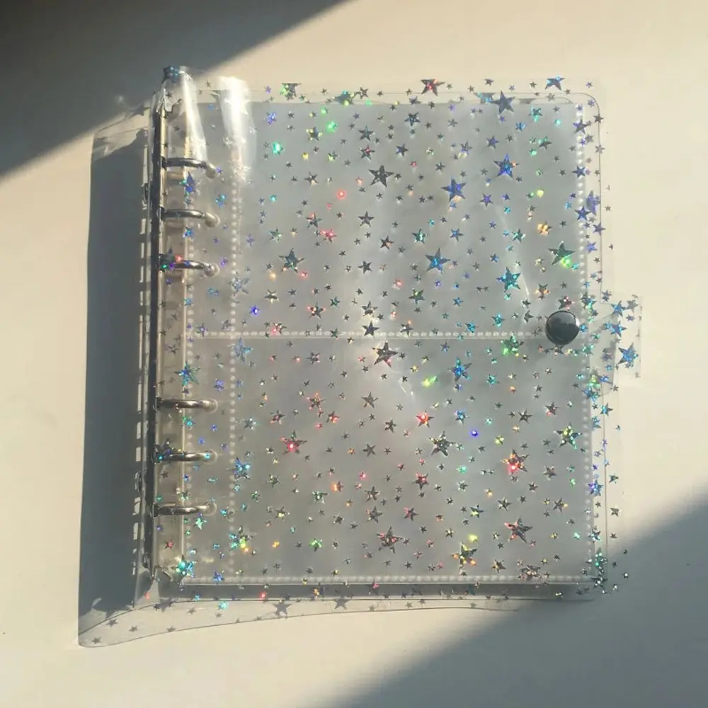 PVC 카드홀더 수집 책 그림 케이스, 젤리 컬러 앨범, 사진 카드홀더 사진 앨범, 투명 스타 앨범 바인더 앨범