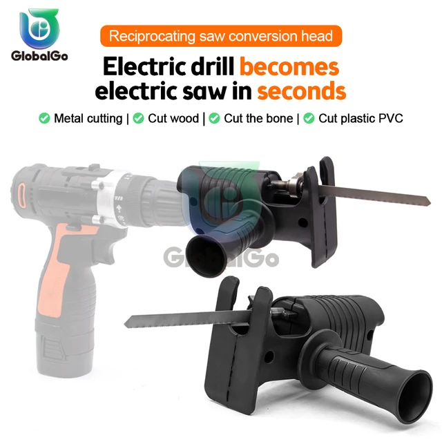 Reciprocating Saw Accessory For Cordless Drill
