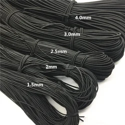 Versatile Elastic Nylon Cord for Crafting and DIY Projects (Black)