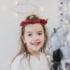 Christmas Wreath Unique Headdress Gingerbread Decorations Xmas Girl Hair Halloween Bride Wear Accessory Wedding 5