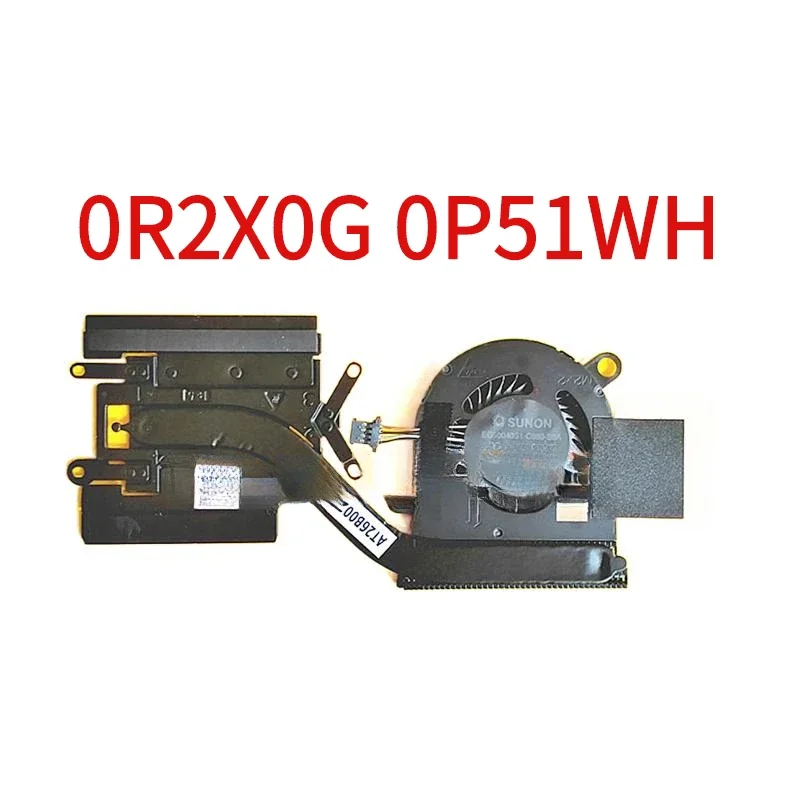 

New Original Laptop CPU Cooling Radiator Heatsink&Fan For Dell Latitude 5289 L5289 E5289 0R2X0G 0P51WH AT26B002ZAL AT26B002ZCL
