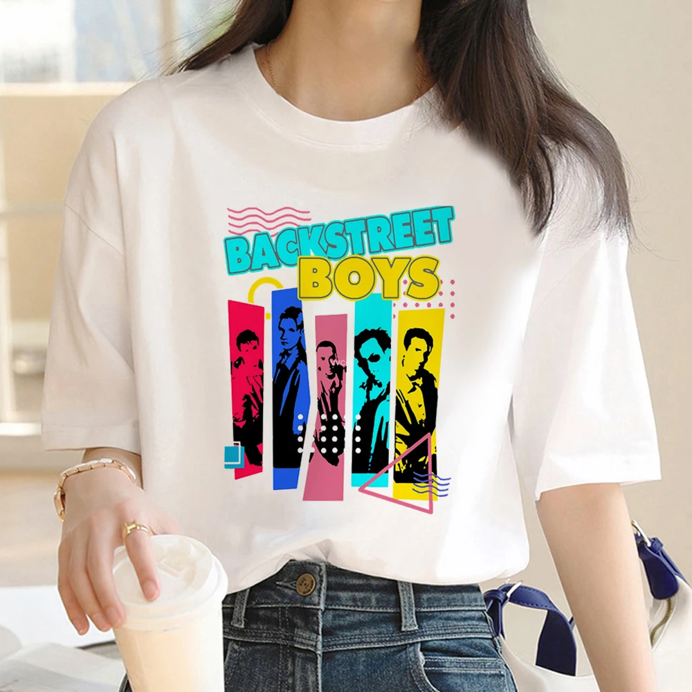 Backstreet Boys Dna 2022 투어 여름 탑 티셔츠 여성 2022 일본 그런지 웃긴 티셔츠 옷 커플 옷