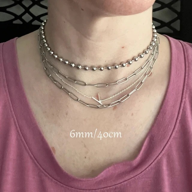 【Hei】aura ball chain necklace★送料無料★2色 Sbedc19e379954211b7f200285bca8
