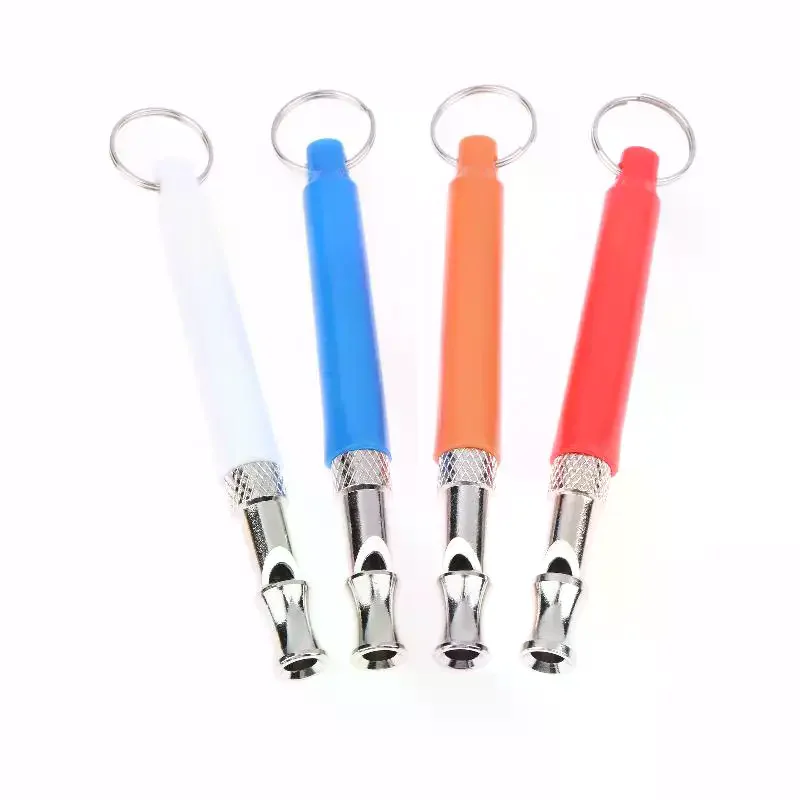 1Pcs Ultrasonic Dog Training Whistle - Adjustable Silent Stop Barking Control Tool With Rope Pets Discipline Supplies Flute