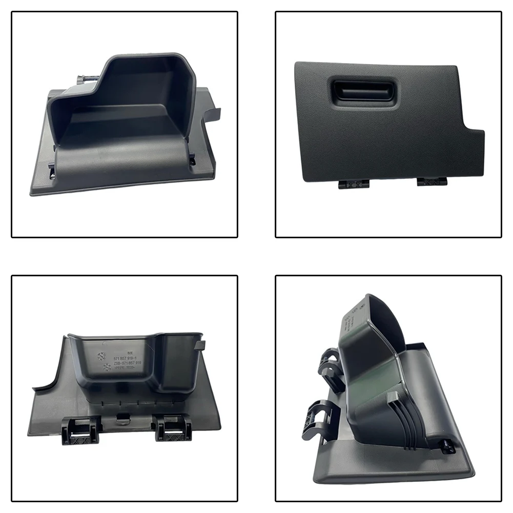 운전석 차량용 정리함 수납함 571857919 LHD -VW -타이론 -티구안 L 프로 좌핸들용 블랙 ABS 고품질