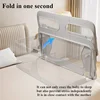 Baby Bedside Bassinet Foldable Bed Side Baby Bassinet Portable Crib Breathable and Visible Mesh Window Soft Washable Liner Cover 2