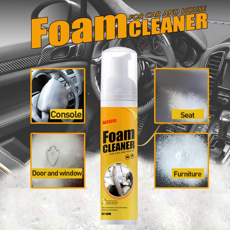 Car Cleaning Spray Foam – Penetrating Grime and Dirt Lifter