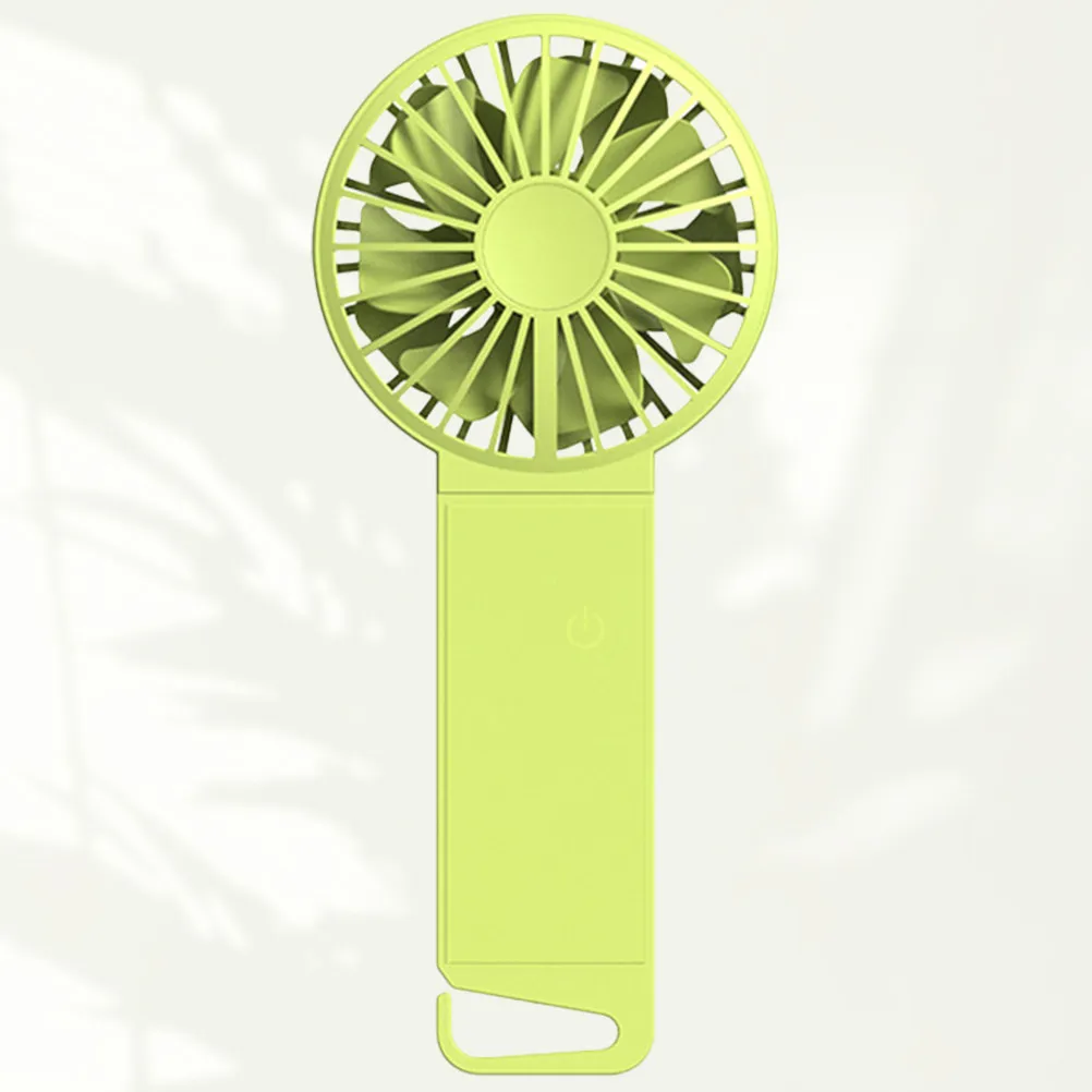 휴대용 접이식 팬 USB 전원 미니 팬 가방용 후크가 있는 소형 경량 휴대용 팬 가정 사무실 매장 여름용 냉방 무소음