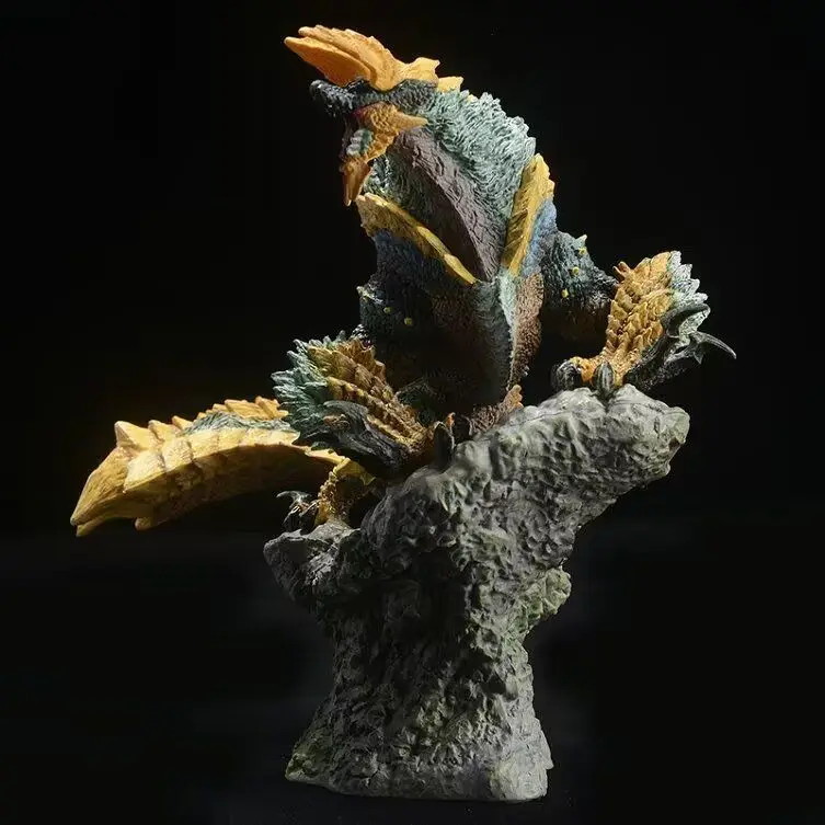 

17cm Monster Hunter World Cfb Zinogre Figure Pvc Statue Figurine Model Collection Doll Decoration Ornament Toy Christmas Gift