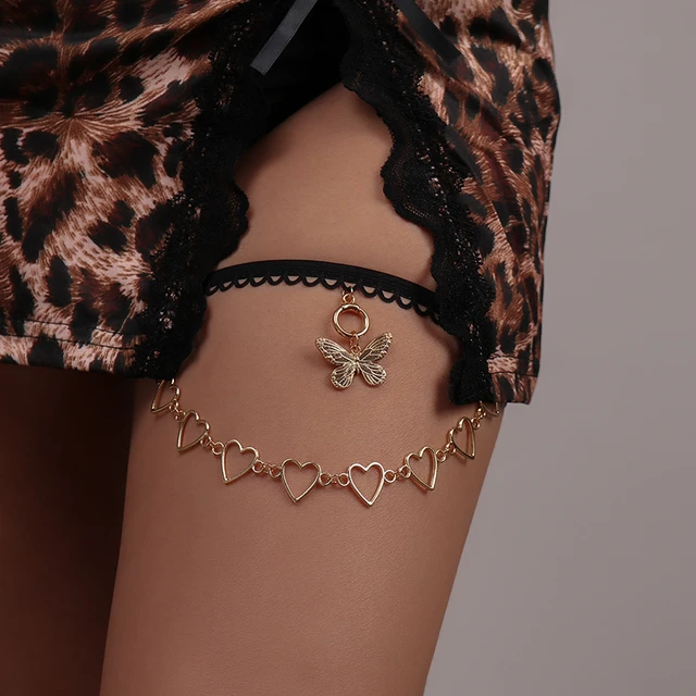  Butterfly Thigh Chain for Women Multi-layers Leg Body Chain  Boho Body Thigh Jewelry for Girls Summer Body Jewelry for Beach Party  Holiday（Thigh Chain-Butterfly） : Clothing, Shoes & Jewelry