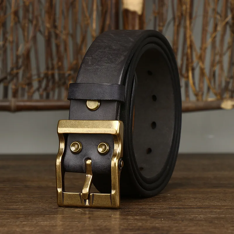 Designer Genuine Leather Belt For Women And Men With Big Letter