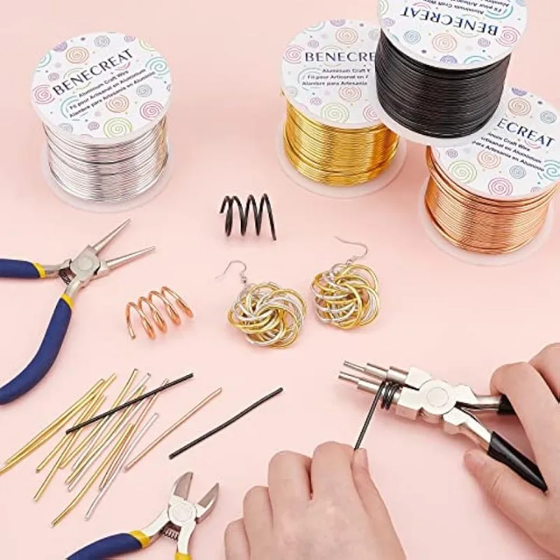 12 Gauge 100FT Silver Aluminum Wire Anodized Jewelry Craft Wire Beading Floral Making Bendable Metal