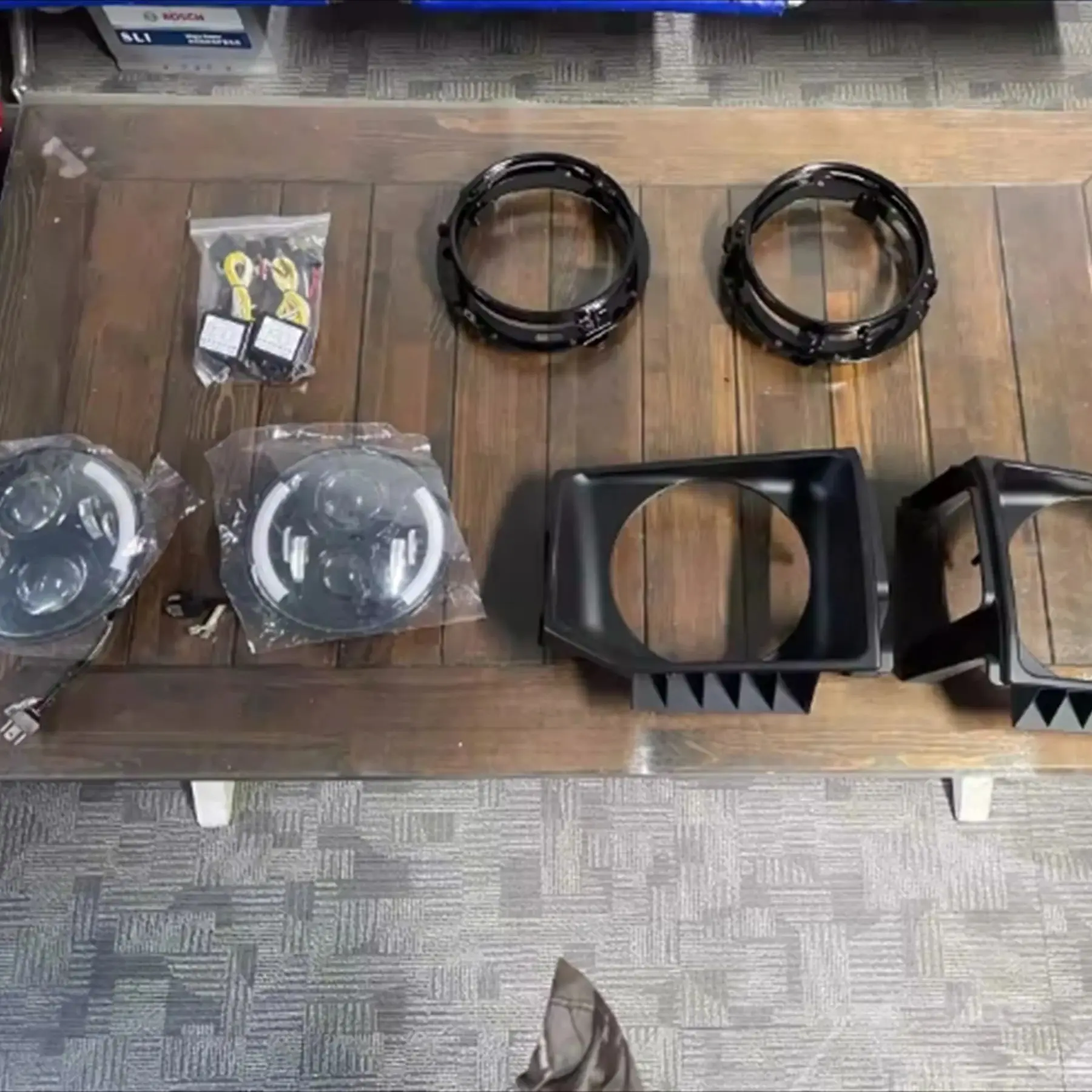

Car Front light Headlamp Headlight frame for Mitsubishi leopaard V31