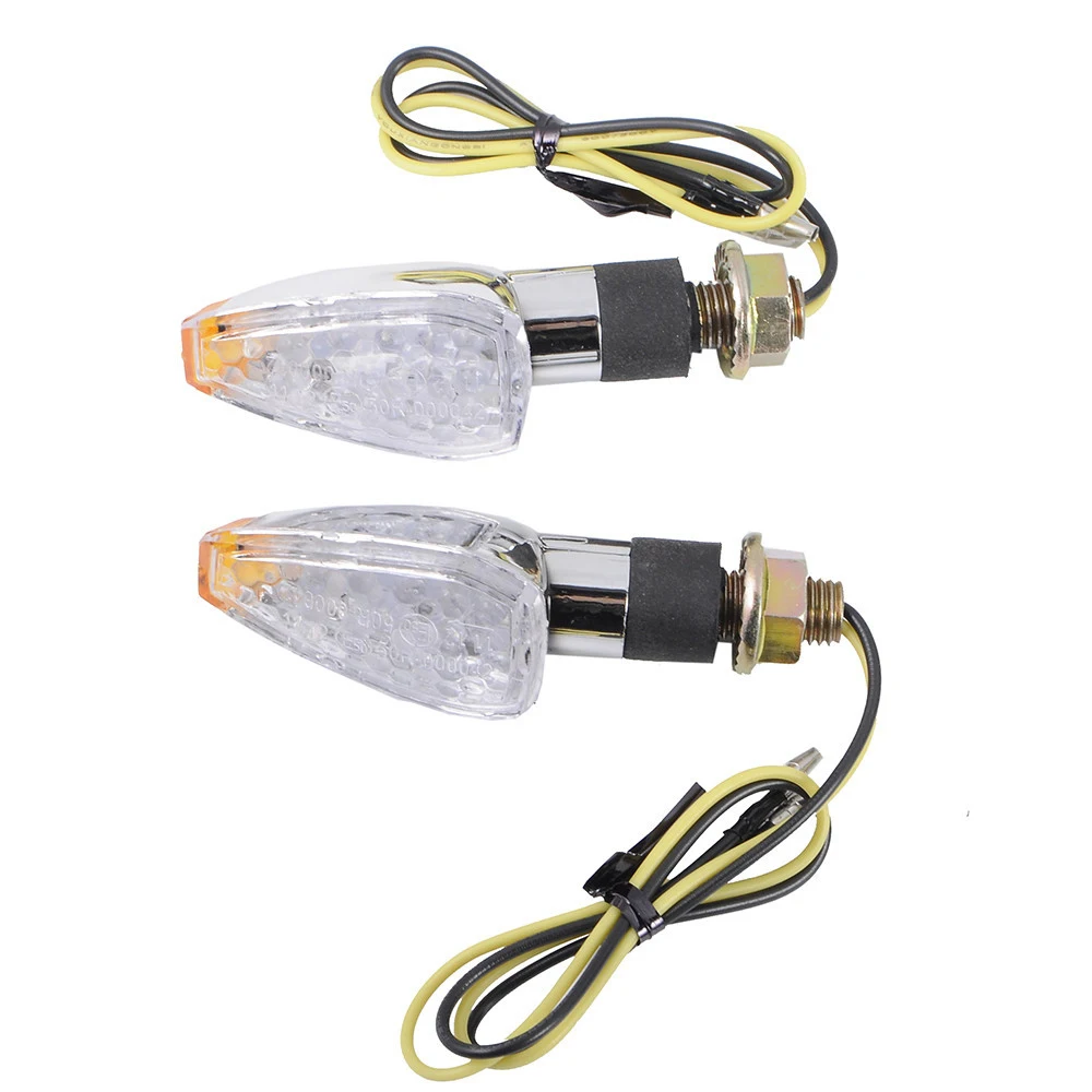Wow Chrome Spear Led Indicatore Di Direzione Per Moto Luce Ambra