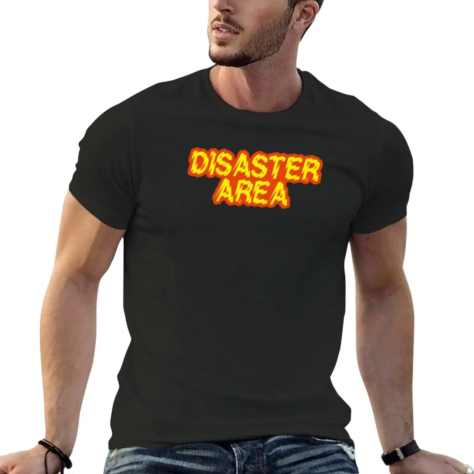 

Disaster Area T-Shirt korean fashion Blouse plus sizes summer tops mens white t shirts