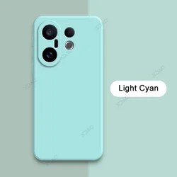 Luxury Candy Phone Cases - Soft Silicone Armor with Fashionable Camera Protection - Vivo X200 FE (LIGHT BLUE)