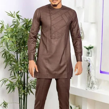 Tunde Two-piece Short-sleeved Kaftan Outfit