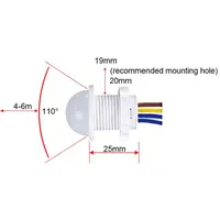 Mini PIR Motion Sensor Light Switch AC 110V- 240V Human Body Pir Infrared Detector Auto On Off Smart Switch Sensor Night Lamp - Image 4