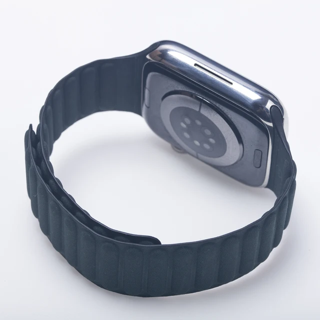 Strap for Apple Watch Bands 46mm 44mm 40mm 42mm 41mm 49mm 45mm Fine fabric Magnetic Loop Link Correa Bracelet 11 10 SE 9 8 7 6 5 3