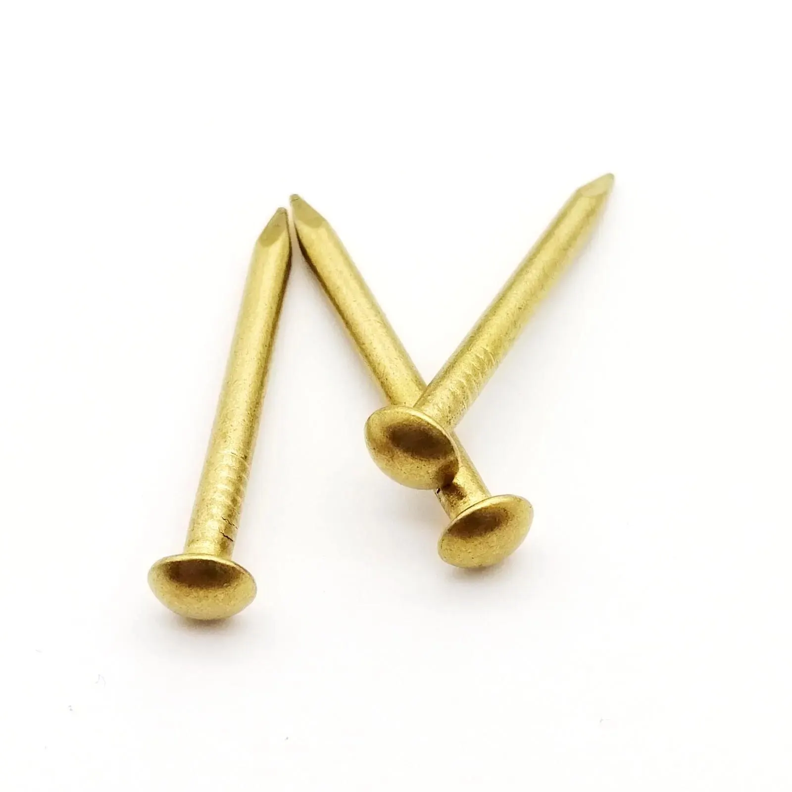 400pc Small Mini Brass Copper Nail Tack for Wooden Jewelry Box Wine Case Dollhouse Hinge DIY Golden Antique Bronze Dia 1.2/1.5mm seamless nails,brad nails,woodworking nails,upholstery nails,round head nails