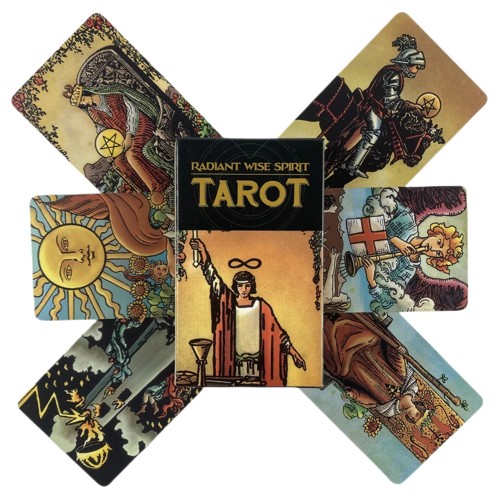 Radiant Wise Spirit Tarot Deck Leisure Party Table Game High Quality Fortune-telling Prophecy Oracle Cards 6
