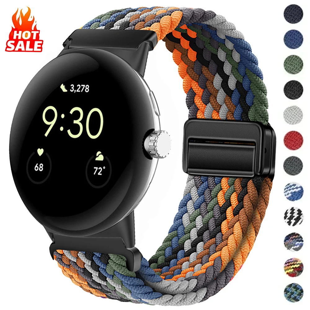 Braided Nylon Magnetic Wristband Bracelet Accessories