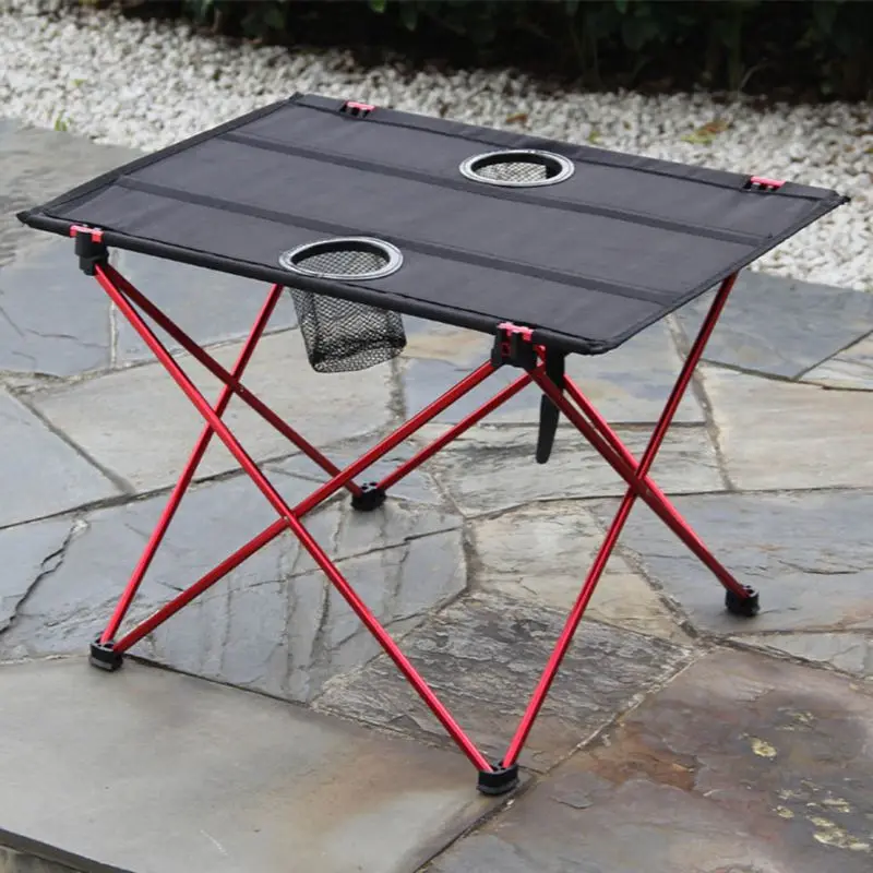

Aluminum Alloy Table Height Adjustable Folding Table Camping Outdoor Lightweight