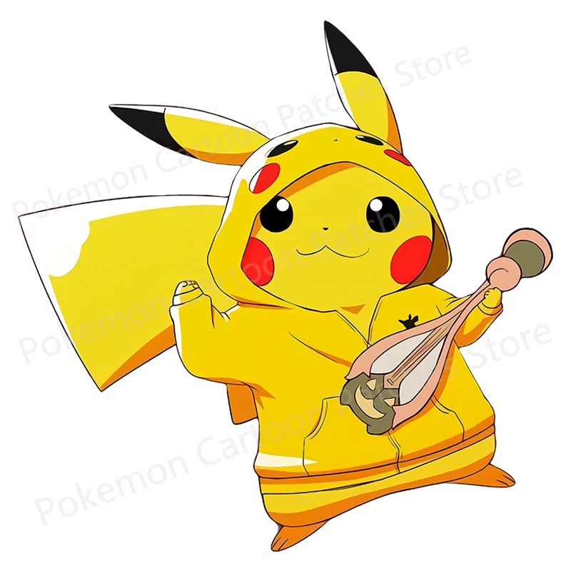 Pokemon Pikachu Anime Patches for Clothing DIY T-shirt Dresses