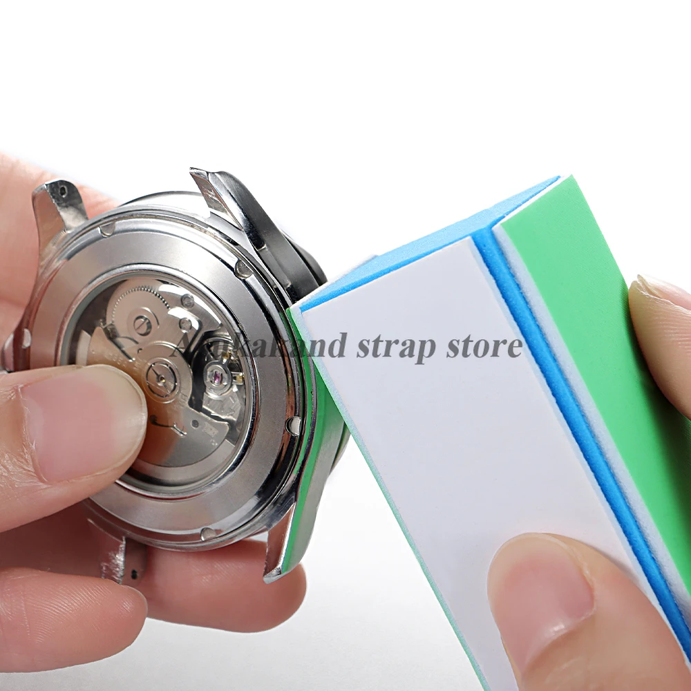 시계 제조 도구용 액세서리 1/2/4개 시계 클리너 로드 4면 메쉬 연마 파일 손목 시계 부품 클린 광택 도구 로드