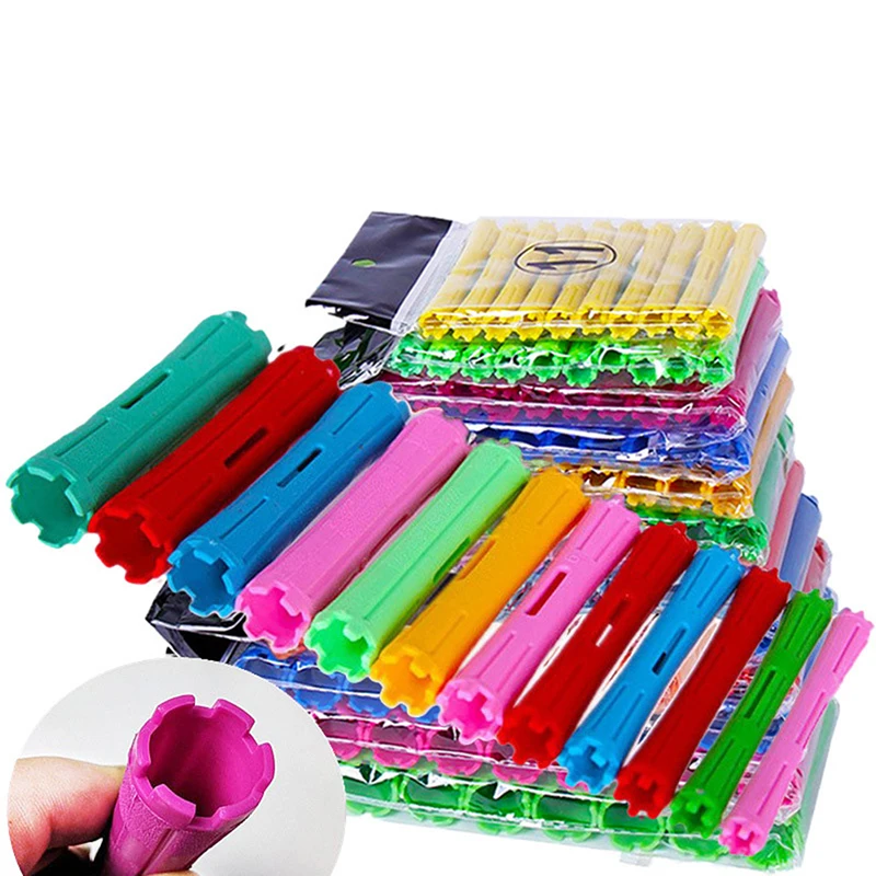1set 1-2.2cm Heatless Hair Care Hair Curler Roller Grip Styling Roller Curlers Styling Home Use Rollers Hairdressing DIY