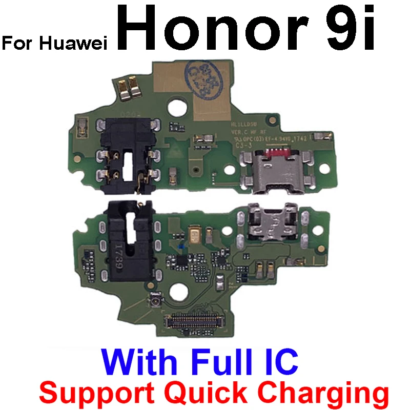 OnlyTech - Nappe Circuit Du Connecteur De Charge Dock USB, De La Prise Jack, De L'antenne Et Du Micro Du Huawei Honor 7X - Foto 6