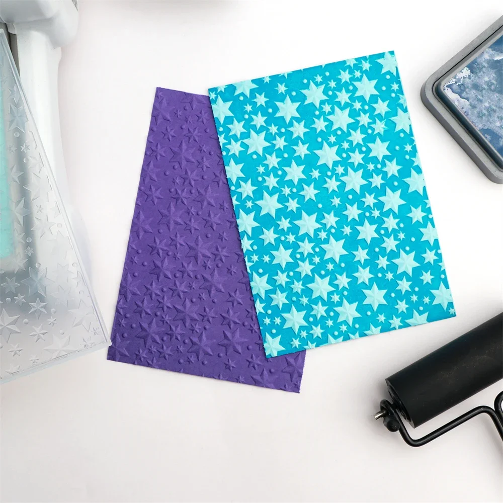 Stars 3D Embossing Folder and Matching Dies for Adding Textured Detail ...