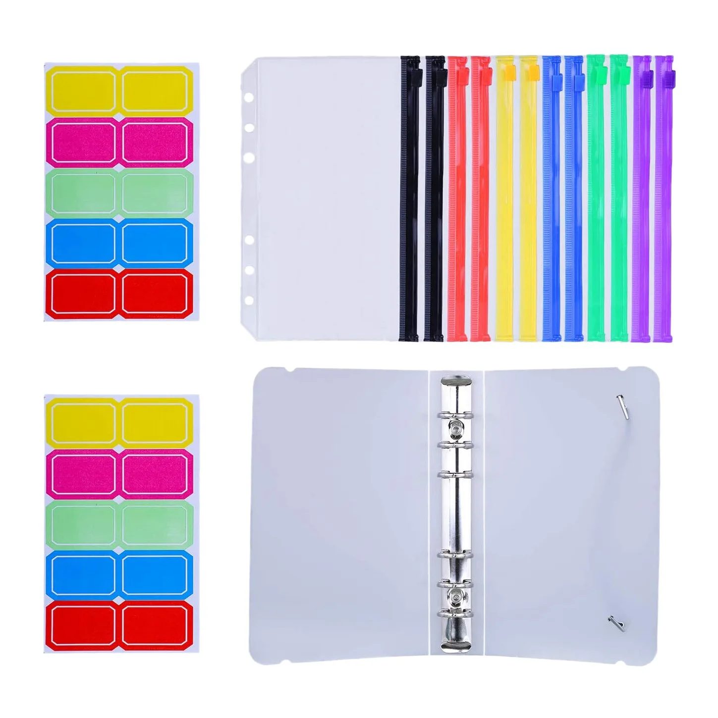 

Папка для бумаг A6, 12 шт., с 1 шт., водонепроницаемая, для наличных, бюджетных, а