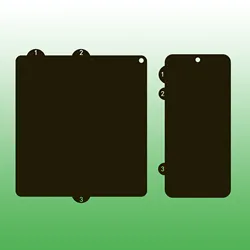 Premium Anti - Spy & Anti - Glare Screen Protector - Soft TPU Privacy Film, Bubble - Free & Anti - Shatter Design - Find N5 (1 Matte Outer inner)