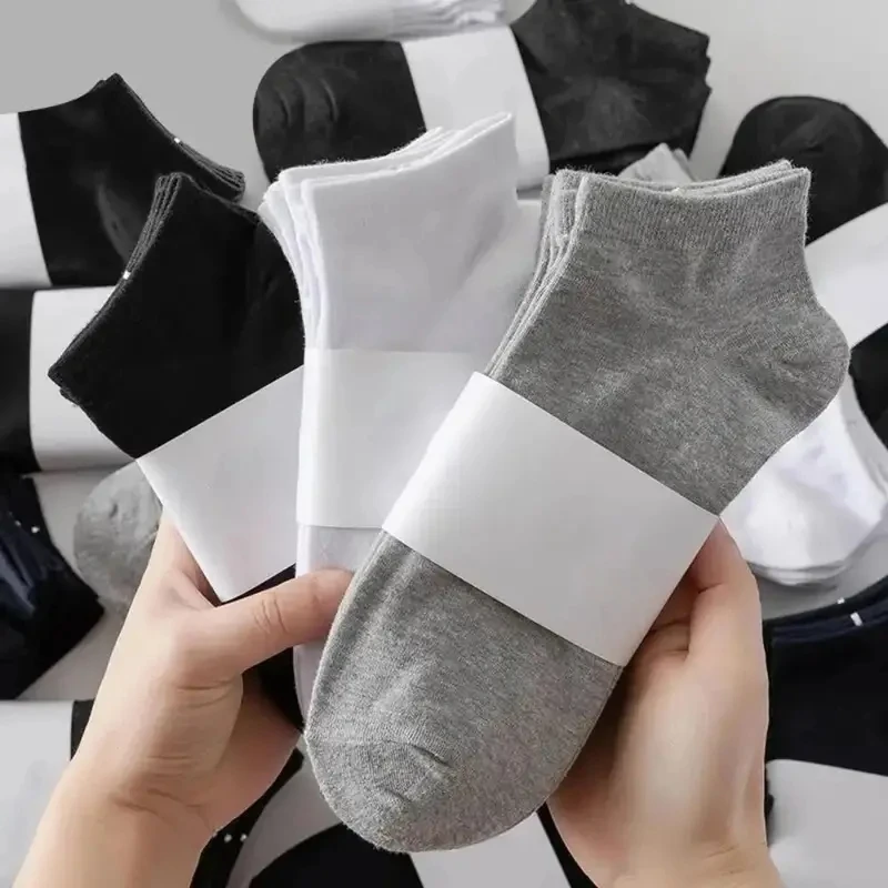 Unisex Breathable Lightweight Cotton Ankle Socks for Running Gym Daily Wear Comfortable No-Show Socks