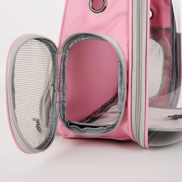 Pet Cat Carrying Bag Space Pet Backpacks Breathable Portable Transparent Backpack Puppy Dog Transport Carrier Space Capsule Bags 4