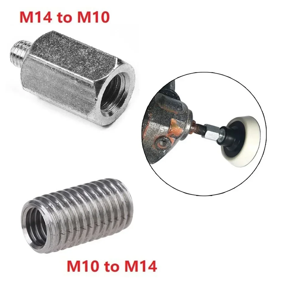 1PC M10 To M14 Adapter Angle Grinder Polisher Thread Drill Bit Interface Converter M14 To M10 Adapter Power Tools Accessories