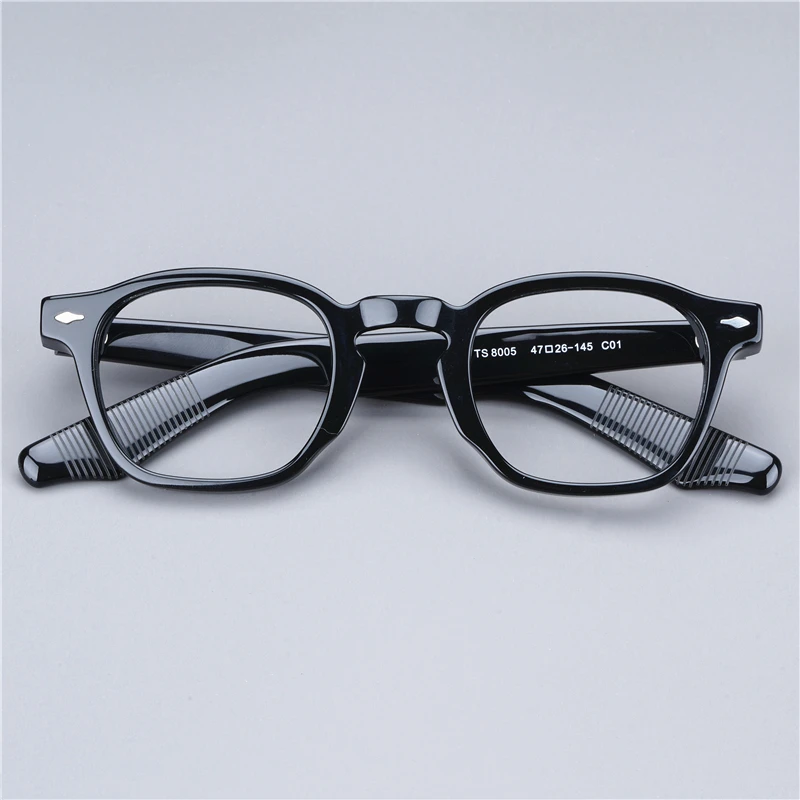 2022 New Arrive Vintage Eyeglass Frame Import Harden Acetate Square
