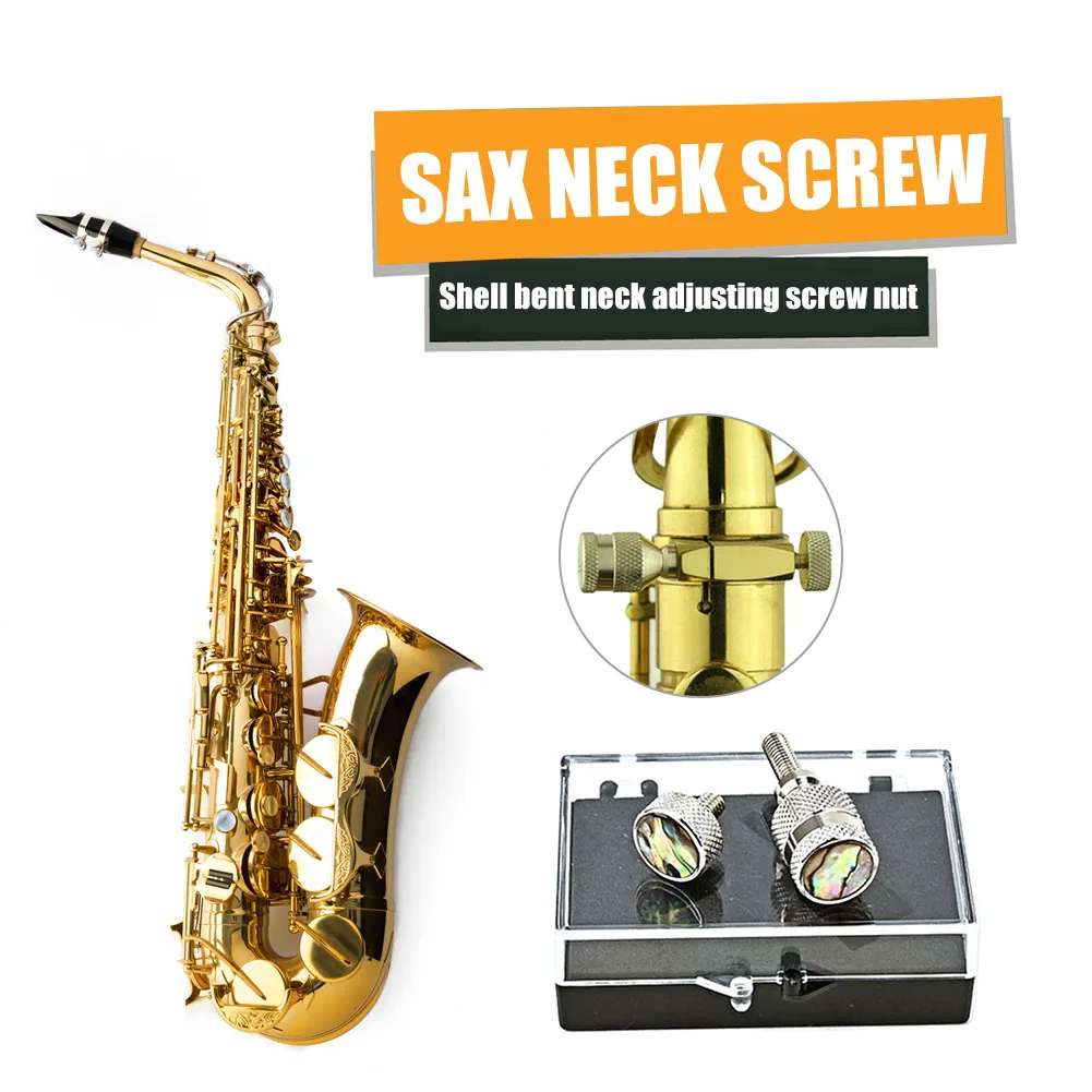 Saxophone Neck Screws Professional Saxophone Neck Receiver Tightening Attach Screw Woodwind Instruments Accessories