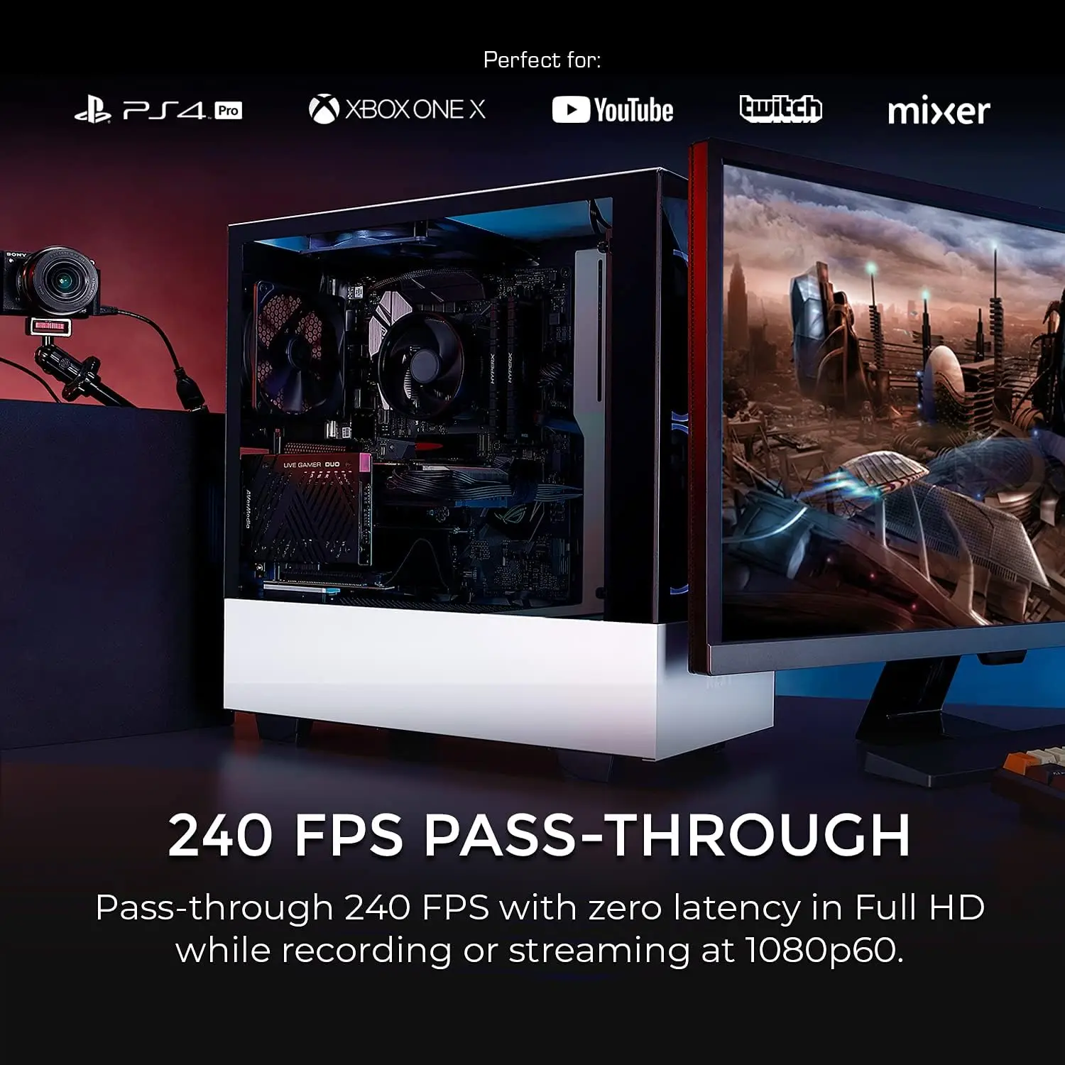 Avermedia Evermedia Gc570D 라이브 게이머 듀오 캡처 보드 내장 Pcie X4 Gen2 입력 1: HDMI 2.0 입력 2: HDMI 1.4 HDMI 2.0